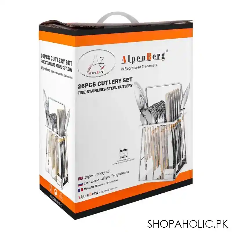 alpen berg cutlery set, 26 pack, qq078 image2