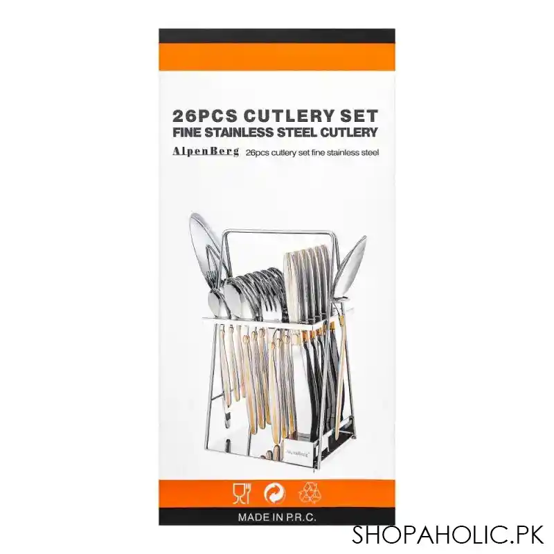 alpen berg cutlery set, 26 pack, qq078 image3