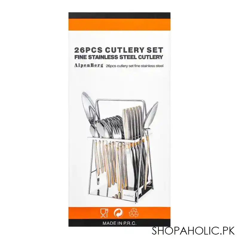 alpen berg cutlery set, 26 pack, qq105 image3