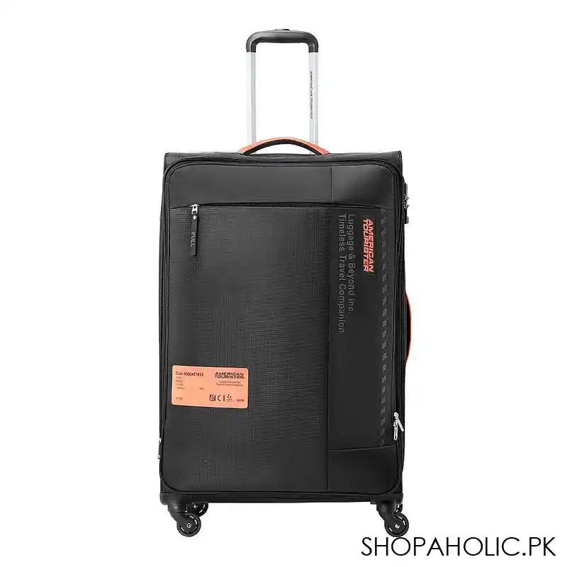 American Tourister Marina 4W Spinner Trolley Bag, 70x46x29.5 cm, Black - Image 3