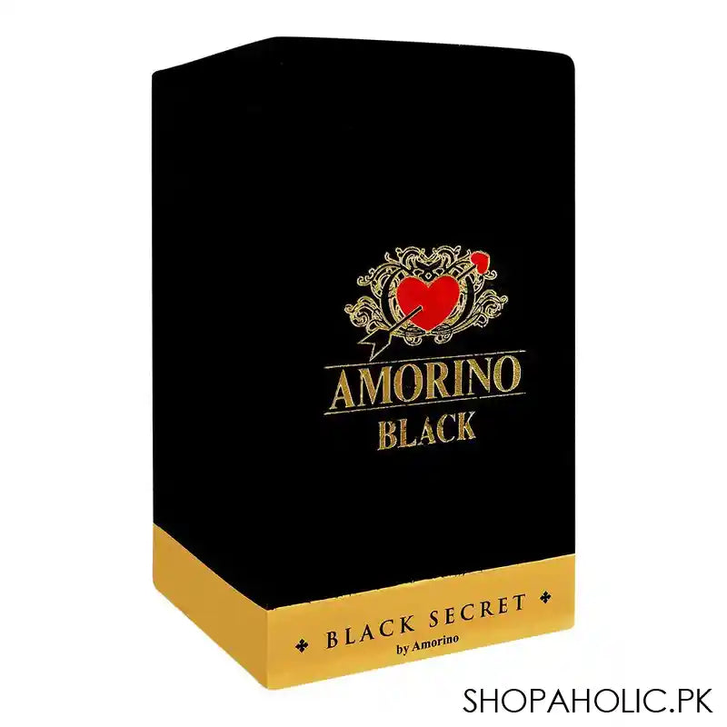 Amorino Black Secret, Eau de Parfum, For Men & Women, 100ml - Image 2