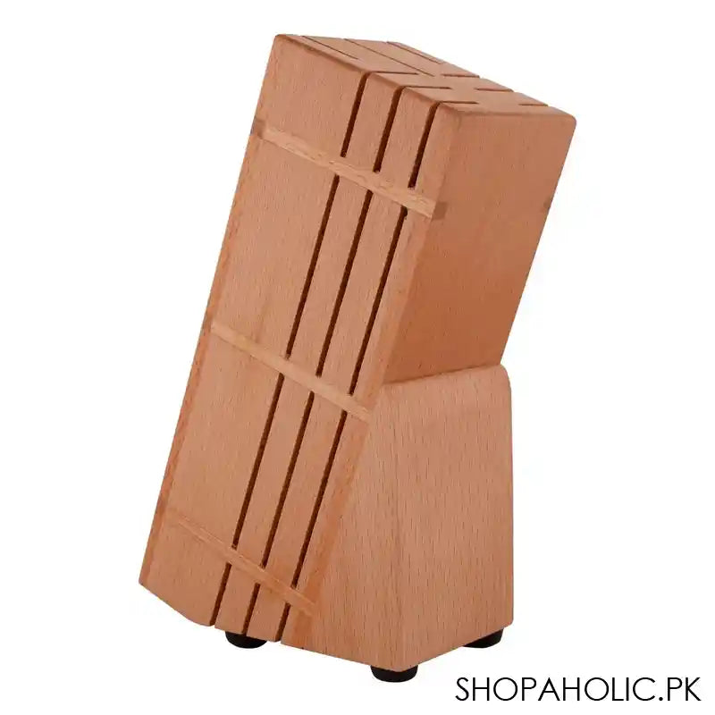 Amwares Beech Wood 9 Slots Knife Block, Big, 008005 - Main Image