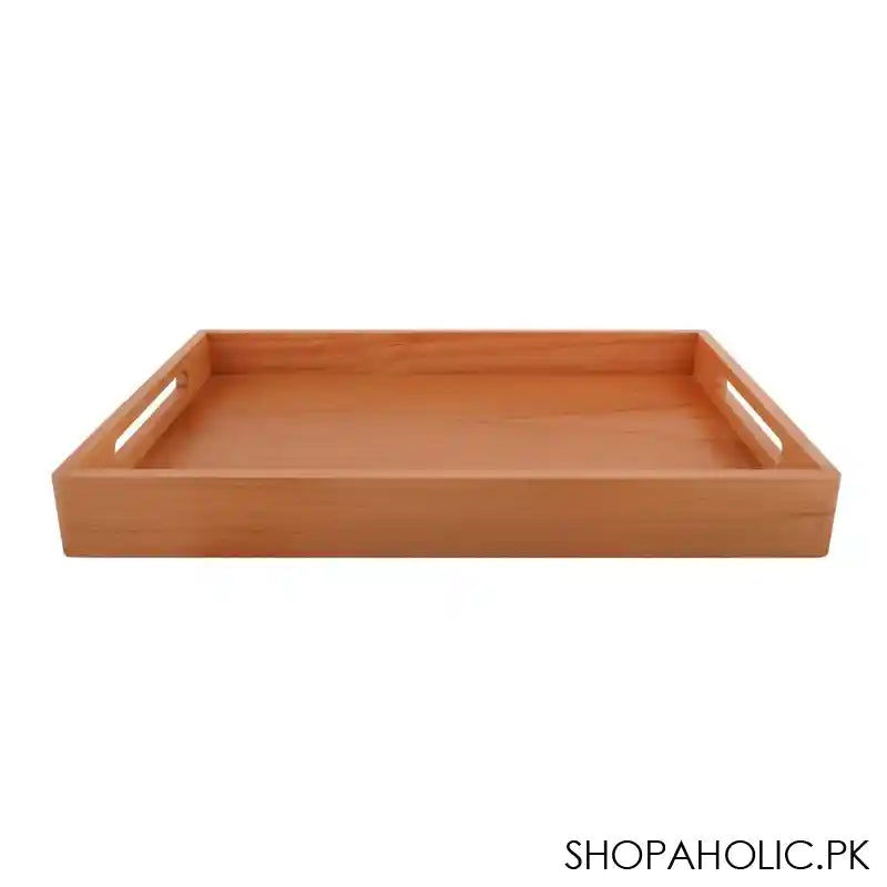 Amwares Beech Wood All Wood Tray Large, 17x11 Inches, 009036 - Main Image