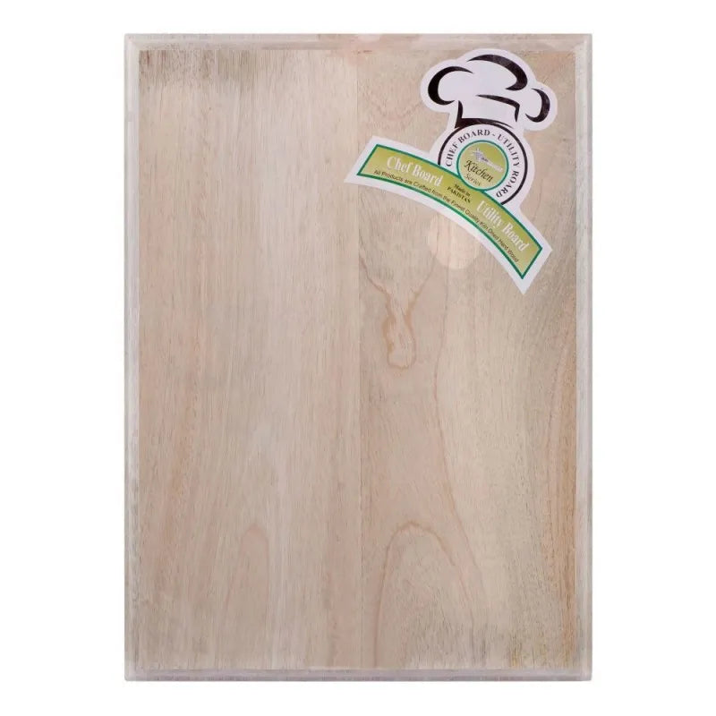 amwares mango wood chef's board, large, 14x10 inches, 005008 main image