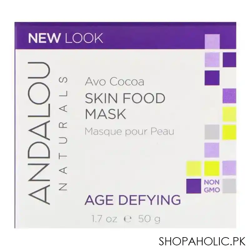 andalou avo cocoa skin food mask 50g image2