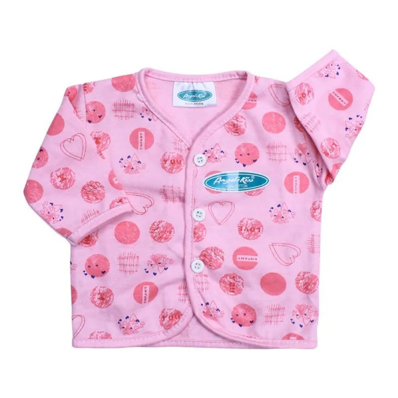 angel's kiss baby suit, newborn, pink image2