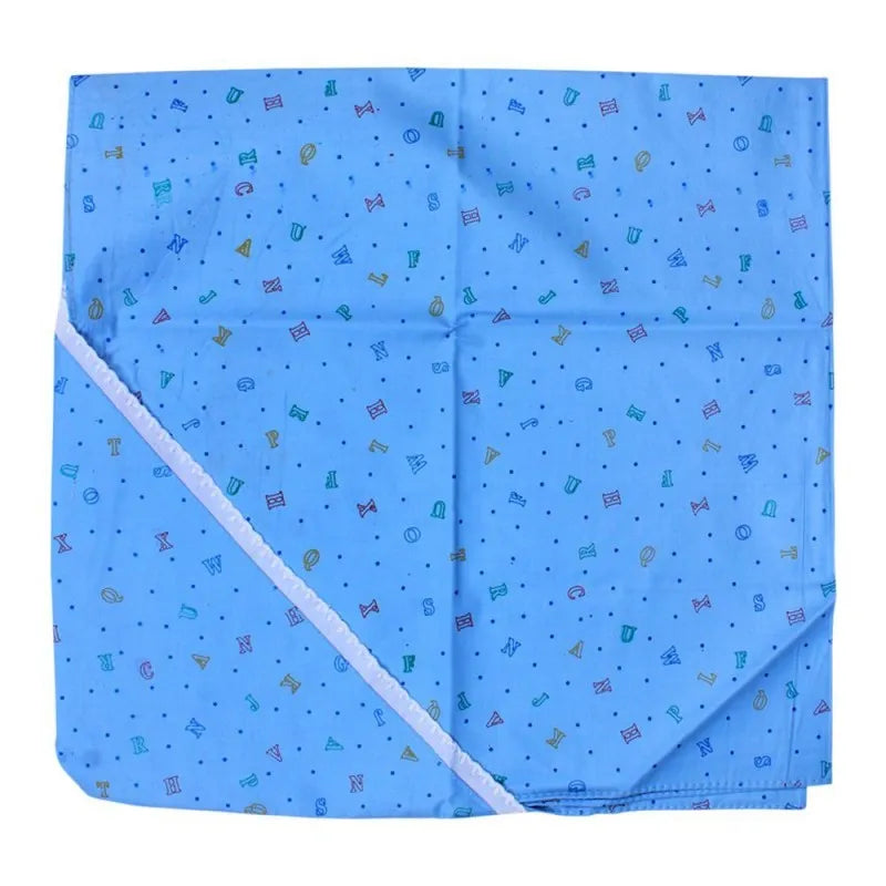 angel's kiss baby wrapping sheet, blue main image