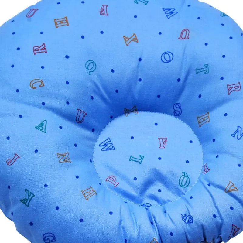 angel's kiss round baby pillow, blue image2