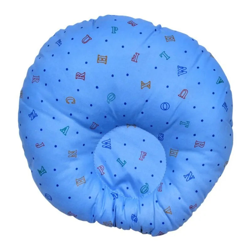 angel's kiss round baby pillow, blue main image