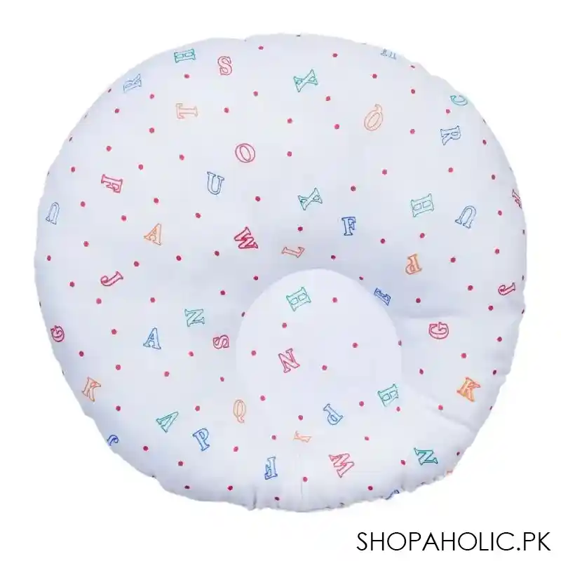 angel's kiss round baby pillow, white main image