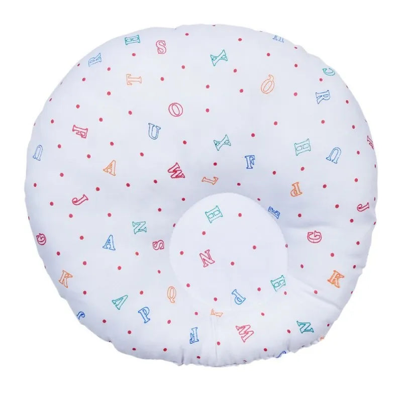 angel's kiss round baby pillow, white main image