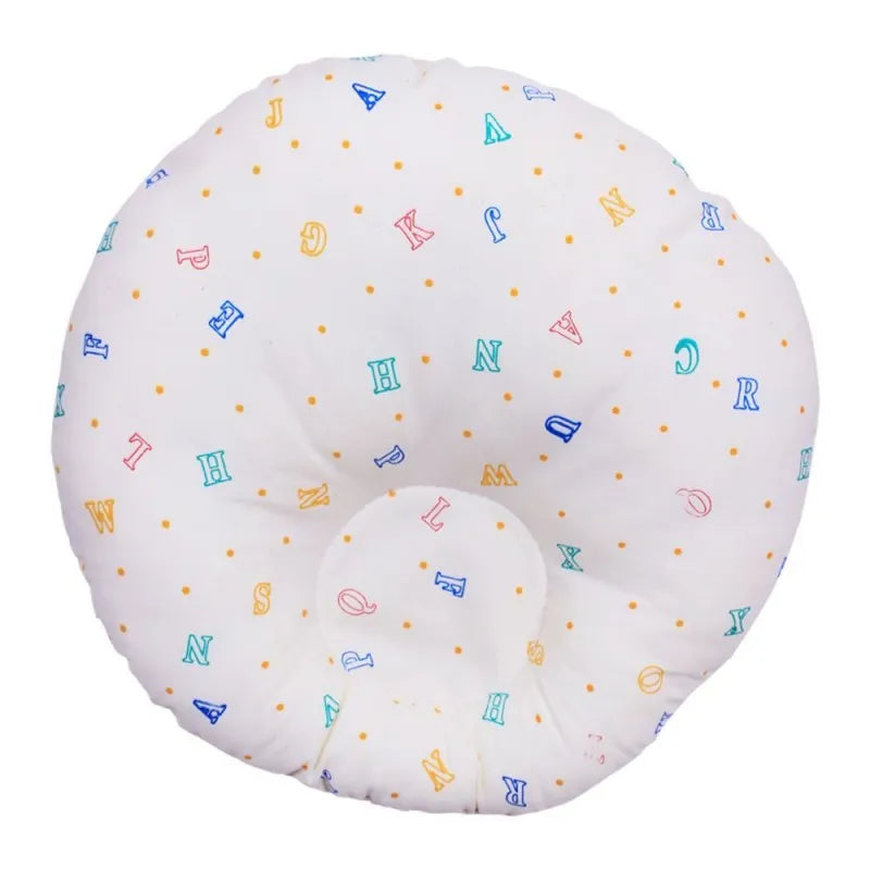 angel's kiss round baby pillow, yellow main image