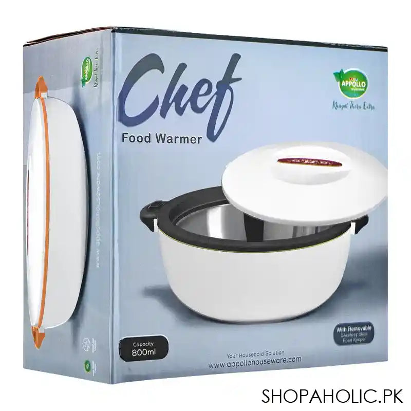 Appollo Chef Hot Pot, Small, Beige, 800ml - Image 2