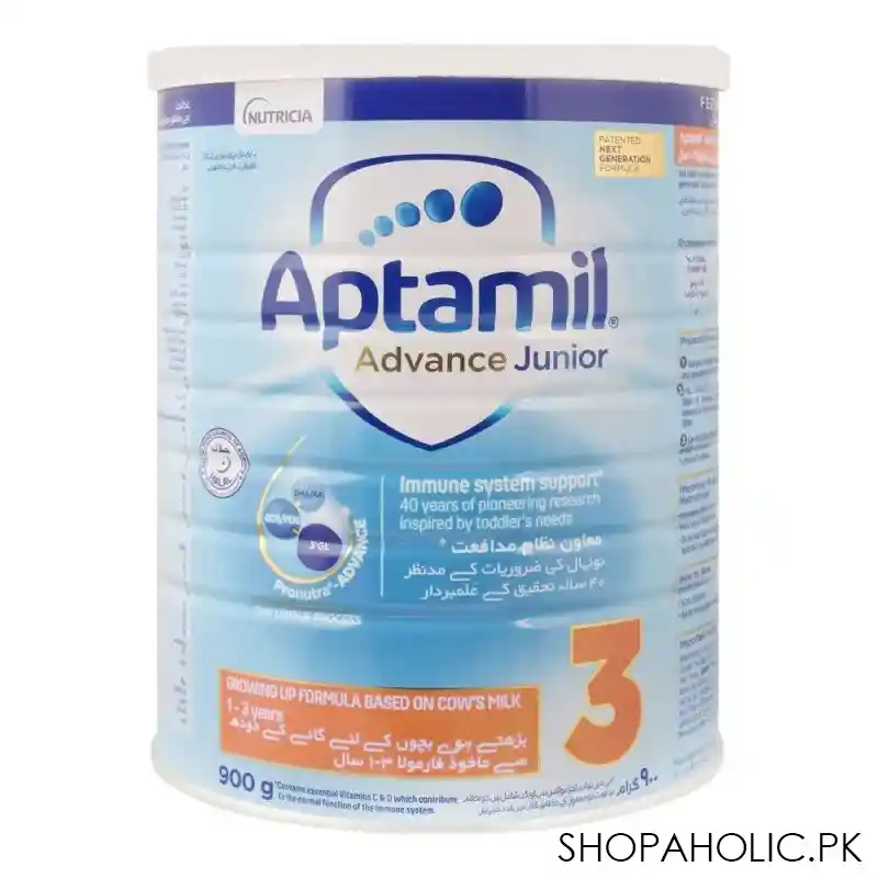 aptamil advance junior no. 3, growing up formula, 1 3 years, 900g main image