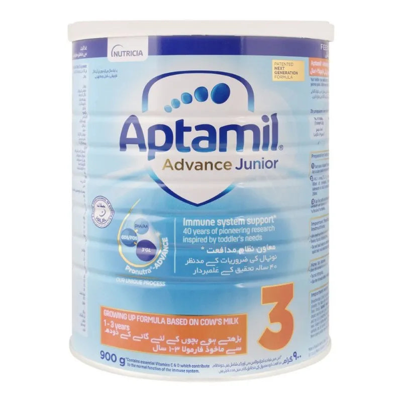 aptamil advance junior no. 3, growing up formula, 1 3 years, 900g main image