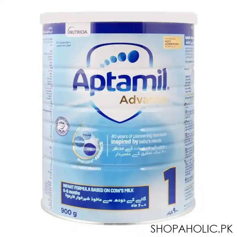 aptamil advance no. 1, infant formula, 0 6 months, 900g main image