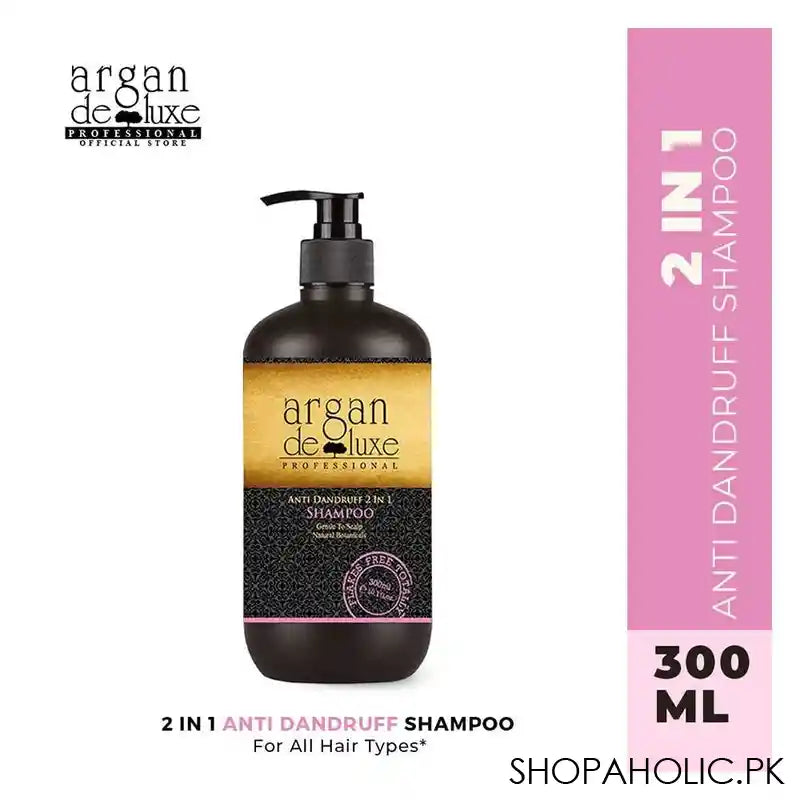 Argan De Luxe Anti Danduruff 2-In-1 Shampoo, 300ml - Main Image