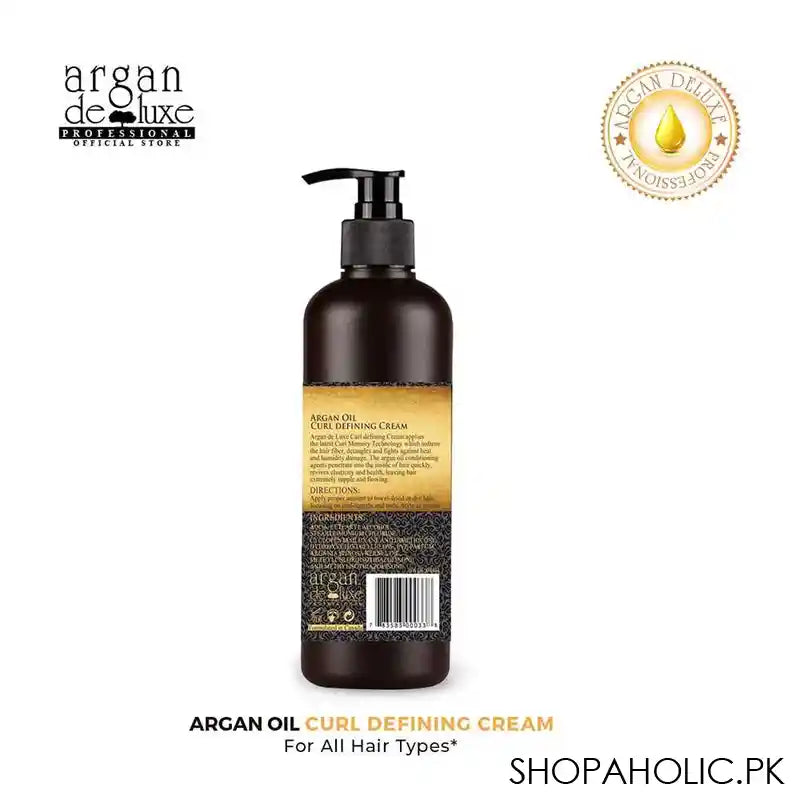 Argan De Luxe Argan Oil Curl Defining Cream, 240ml - Image 5