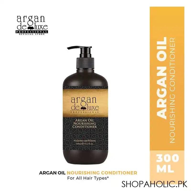 Argan De Luxe Argan Oil Nourishing Conditioner, Nourishes & Protects, 300ml - Main Image