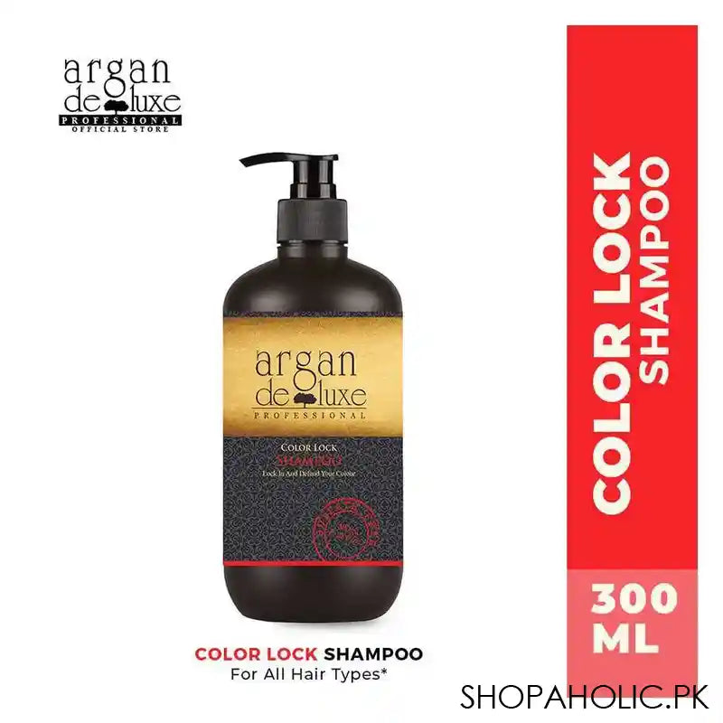 Argan De Luxe Color Lock Shampoo, 300ml - Main Image