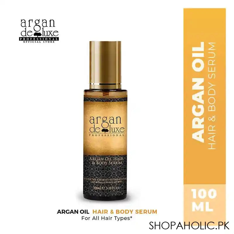 Argan Deluxe Argan Oil Hair & Body Serum, 100ml - Main Image