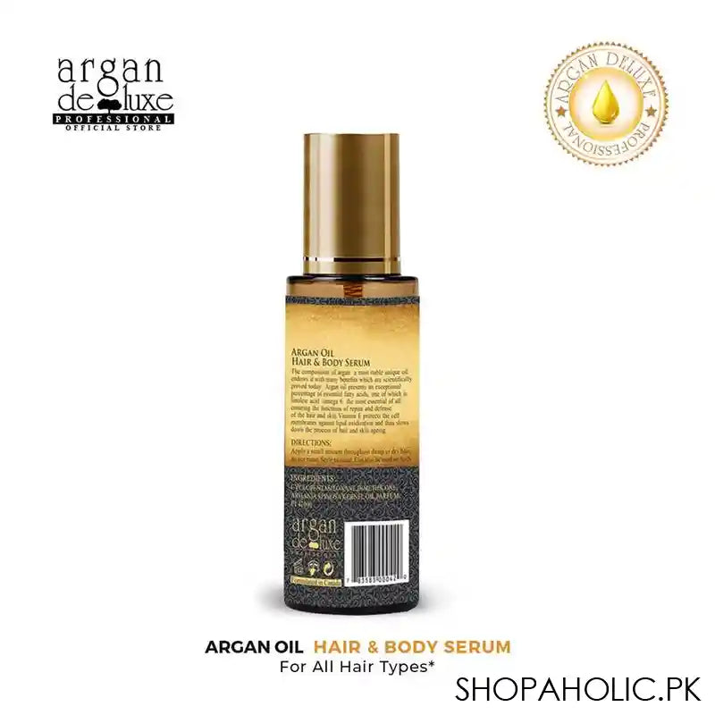 Argan Deluxe Argan Oil Hair & Body Serum, 100ml - Image 6