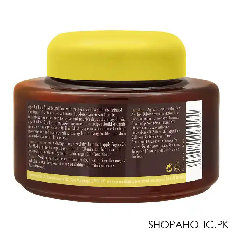 Argan Oil Hydrating Hair Mask, 220ml - Image 4