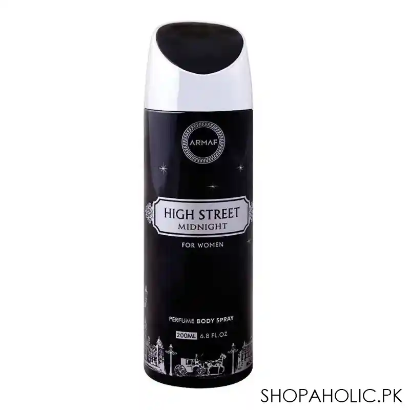 armaf high street midnight women deodorant body spray, 200ml main image