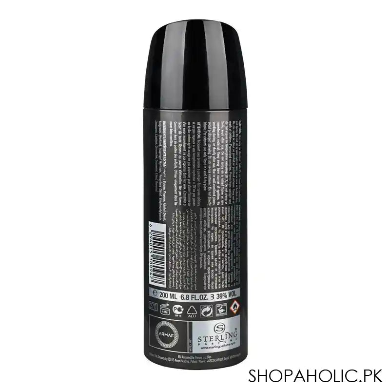 Armaf Ventana Pour Homme Body Spray, Deodorant For Men, 200ml - Image 2