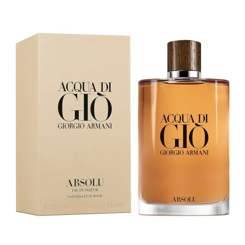 armani acqua di gio absolu eau de parfum, fragrance for men, 200ml main image