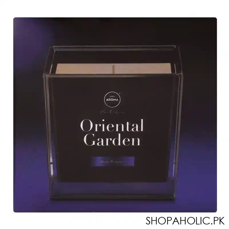 Aroma Home Oriental Garden Scented Candle, 155g - Image 4