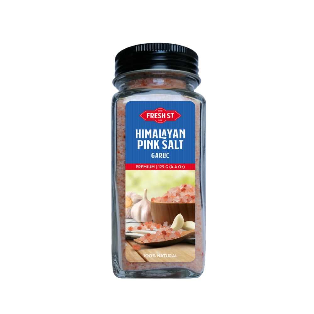 Fresh Street Himalayan Pink Salt, Garlic, 125g - Main Image