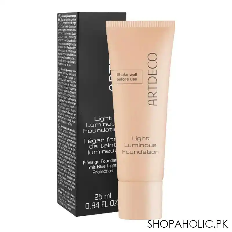 artdeco light luminous foundation, 08, natural porcelain image2