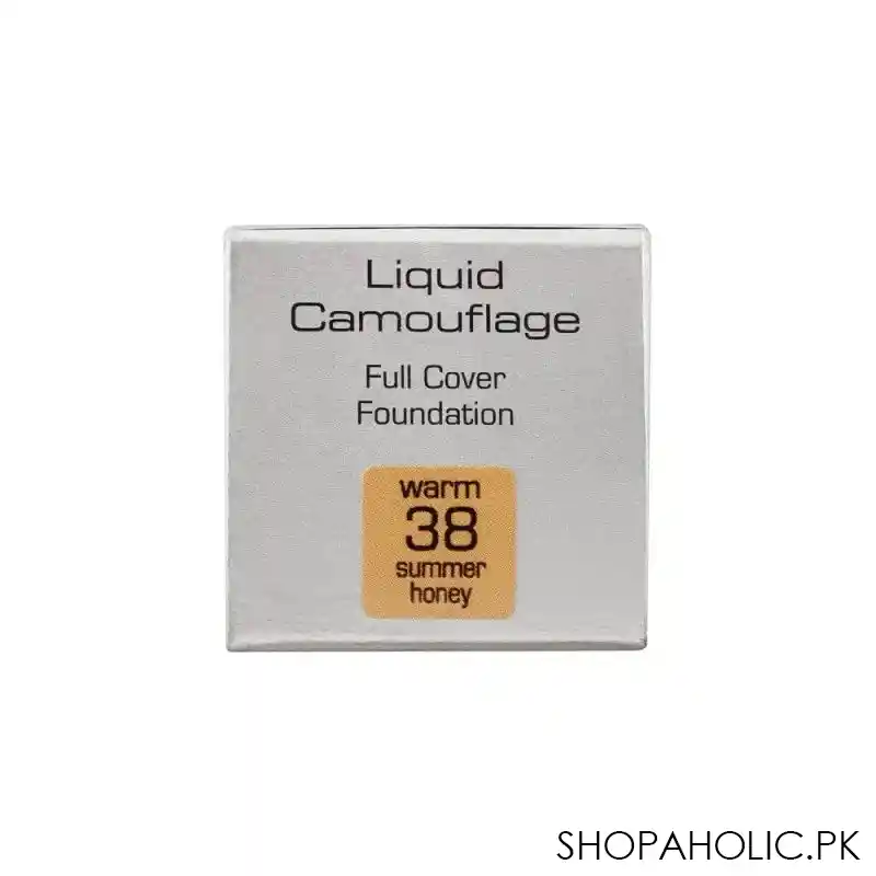 artdeco liquid camouflage full cover foundation, 38 warm summer honey image5