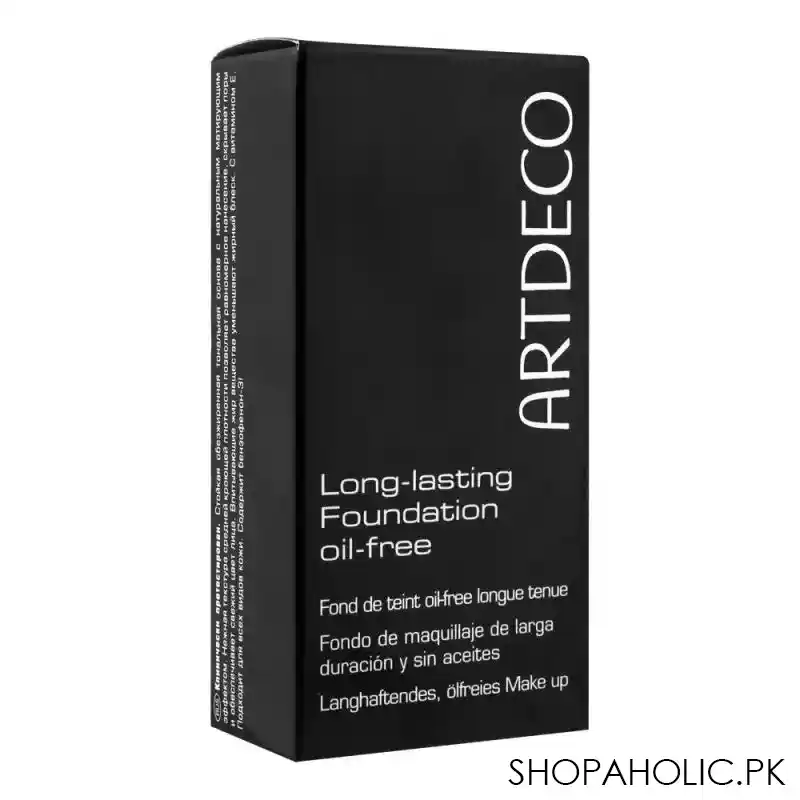 artdeco long lasting oil free foundation, 05 cool fresh beige image2