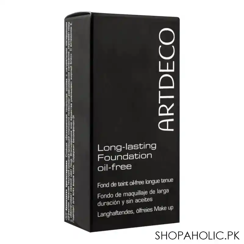 artdeco long lasting oil free foundation, 25 neutral light cognac image2