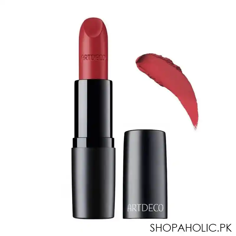 artdeco perfect mat lipstick, 116 poppy red main image