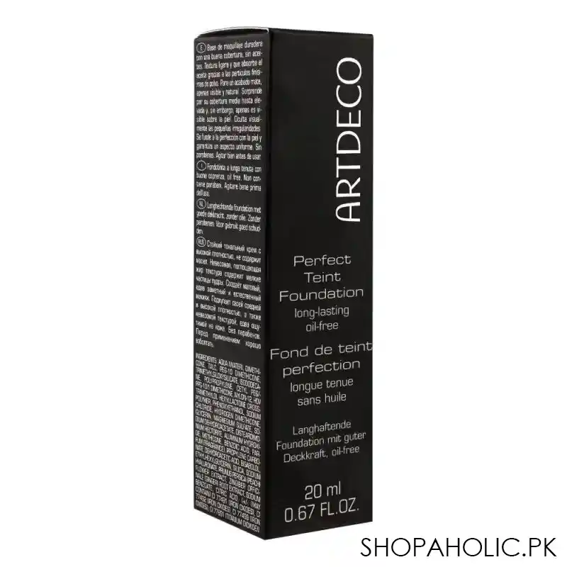 artdeco perfect teint foundation long lasting oil free, 08 gentle ivory image2