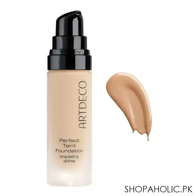 artdeco perfect teint foundation long lasting oil free, 52 golden biscuit main image