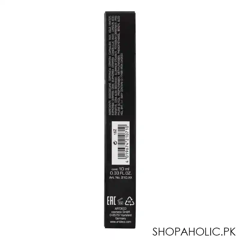 artdeco perfect volume waterproof mascara, 71 black image5