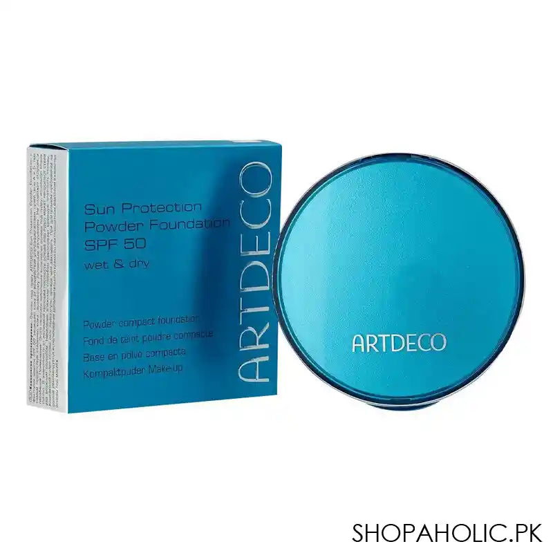 Artdeco Sun Protection Powder Foundation SPF50, 50 Dark Cool Beige - Main Image