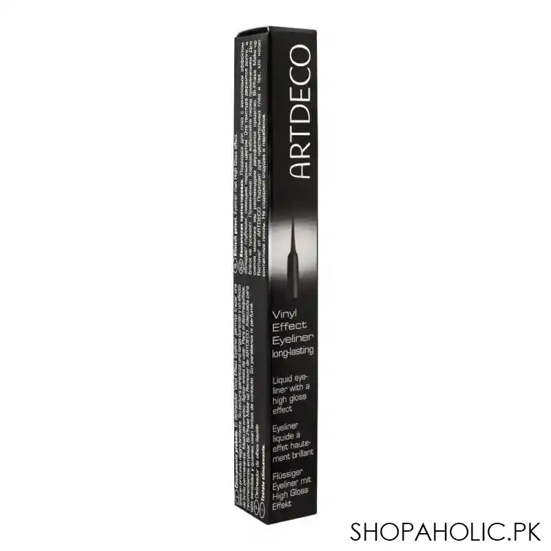 artdeco vinyl effect long lasting eyeliner, 10 black image2