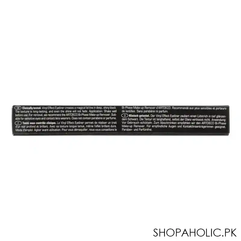 artdeco vinyl effect long lasting eyeliner, 10 black image4