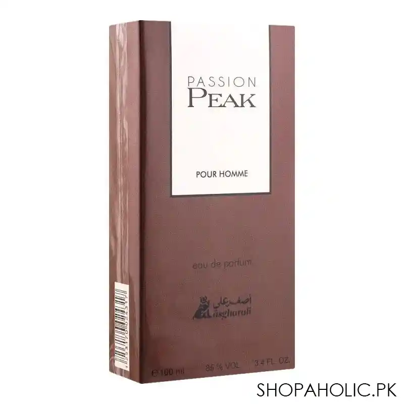 asghar ali passion peak pour homme eau de parfum, for men, 100ml main image