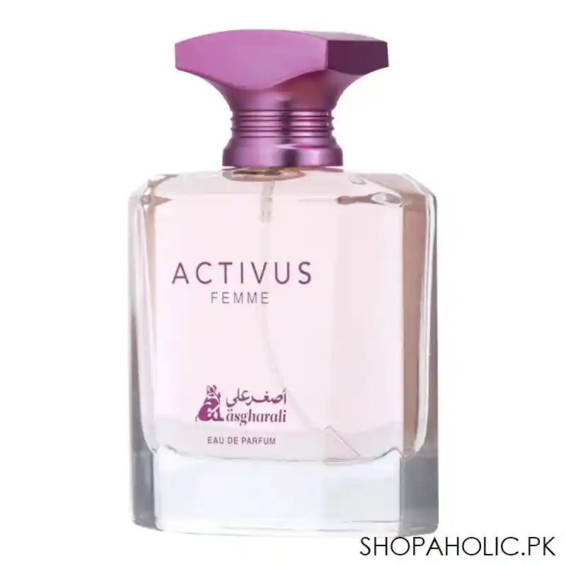 asgharali activus feme eau de parfum, fragrance for women, 100ml main image