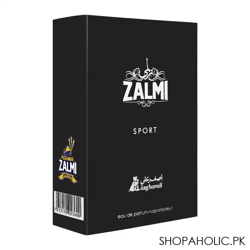 Asgharali Zalmi Sport Eau De Parfum, Fragrance For Men, 50ml - Main Image