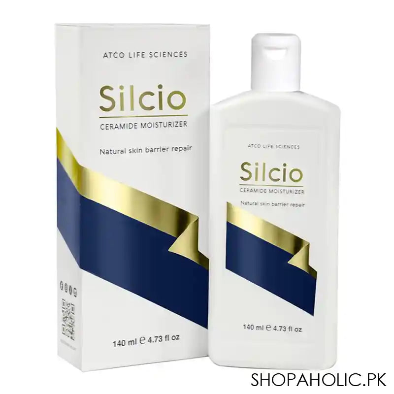 Atco Life Sciences Silcio Ceramide Moisturizer, Natural Skin Barrier Repair, 140ml - Main Image