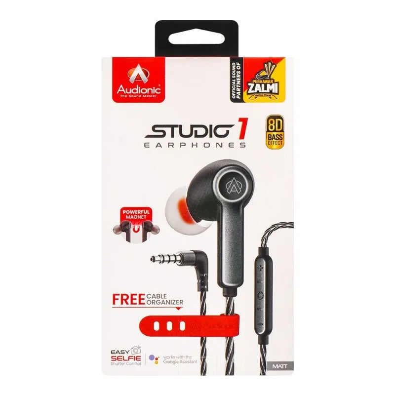 audionic studio 1, powerful magnet earphones image2