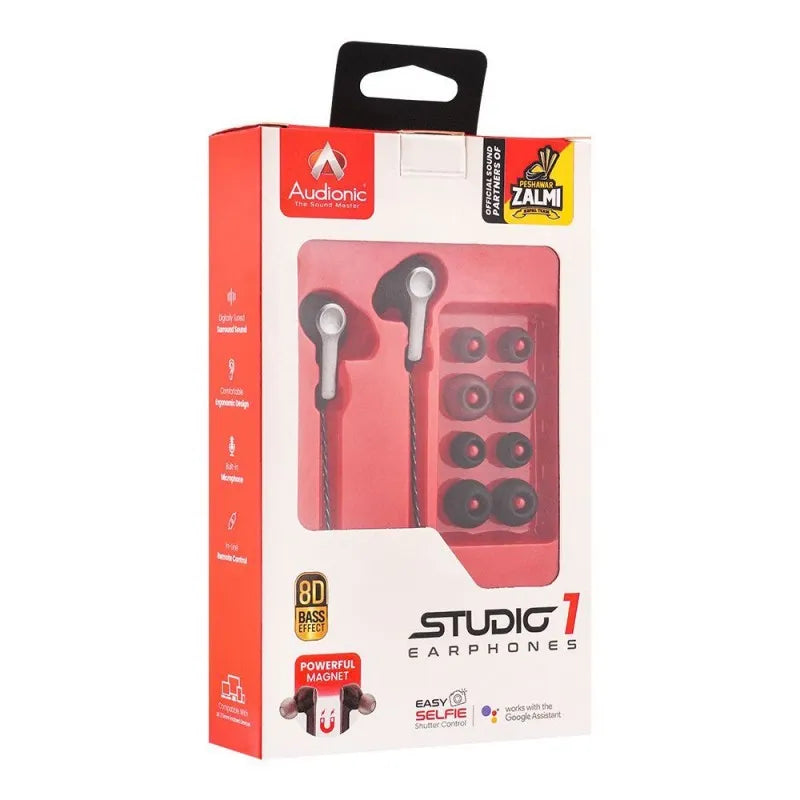 audionic studio 1, powerful magnet earphones main image