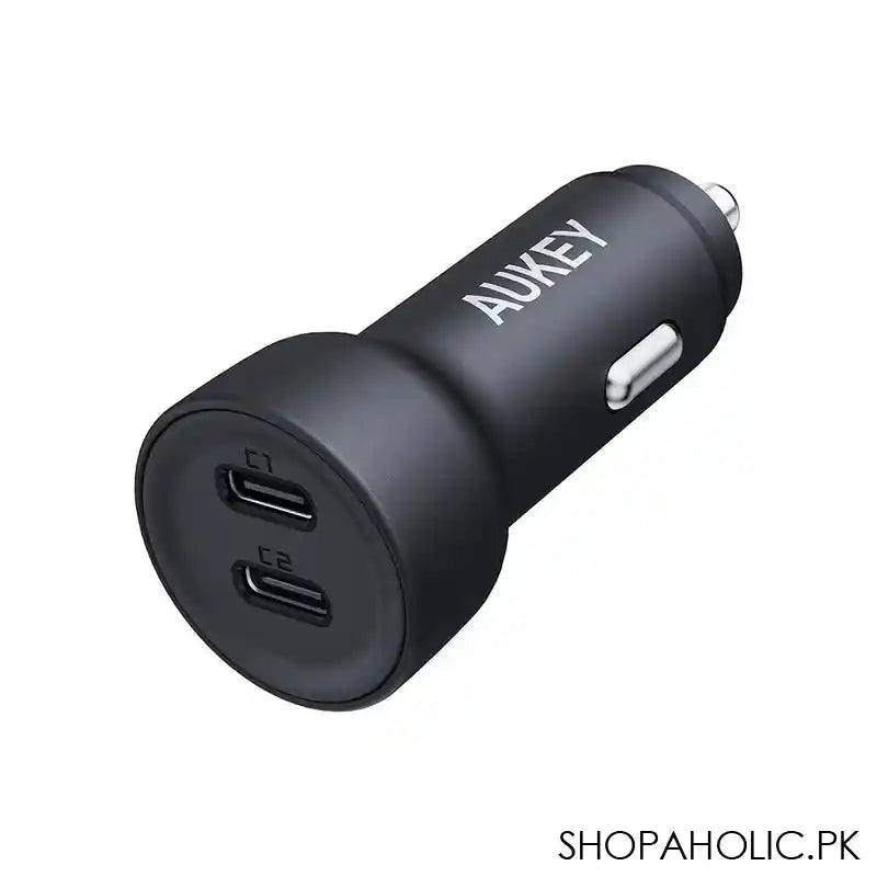 Aukey Enduro Dual 65W 2-Port Car Charger, Black, CC-Y23 - Main Image